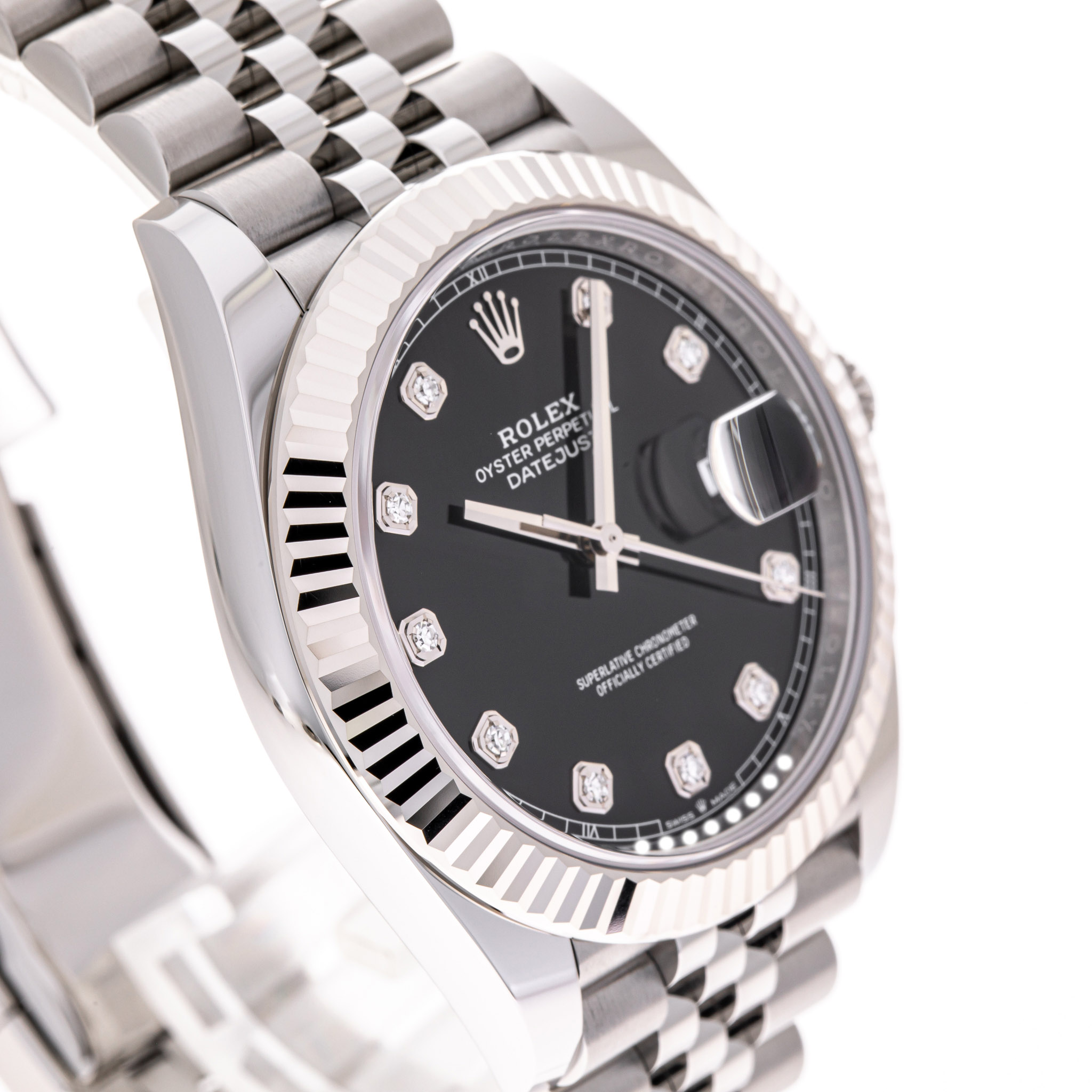 Datejust 41 Schwarz Diamant